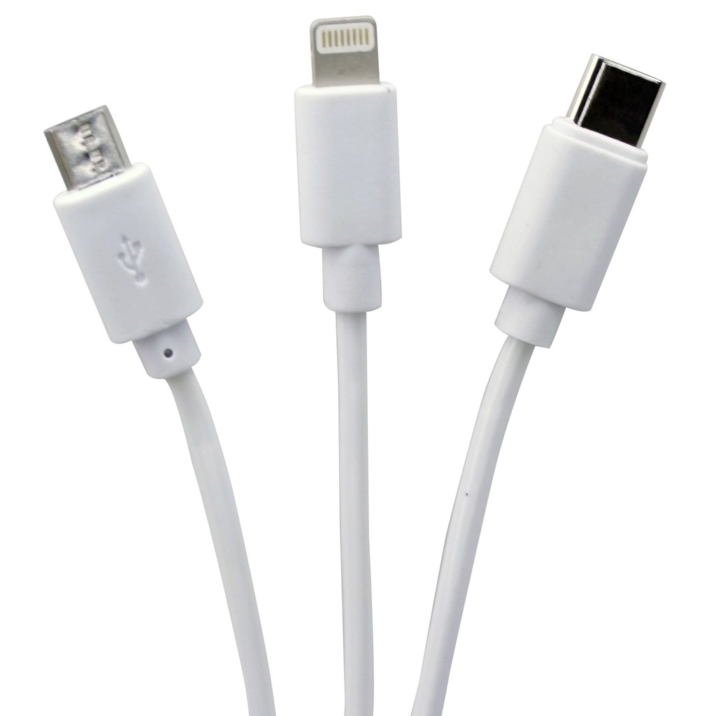 GoodCase - Kabel Data Charger 3in1 1.2M 3.5A Micro USB TYPE C Lightning Cable - Kabel 3 in1 S513