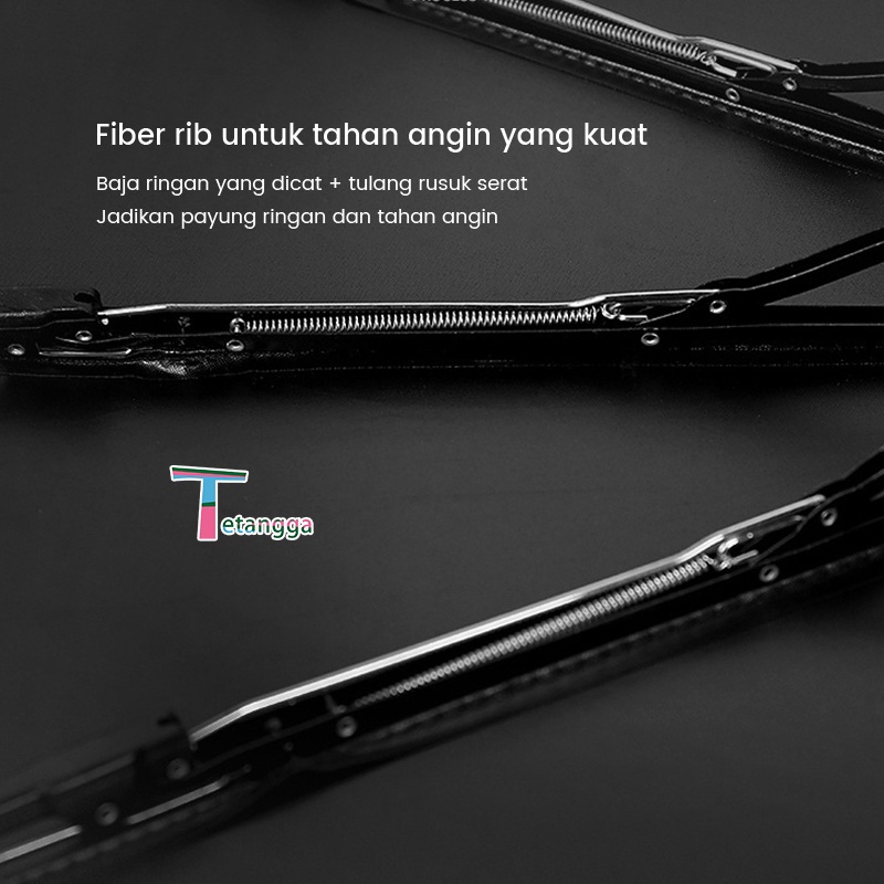 Payung LED Payung Lipat Bahan Pelindung Dari Sinar UV Matahari Dan Hujan Disertai Dengan Senter Tutup Anti UV