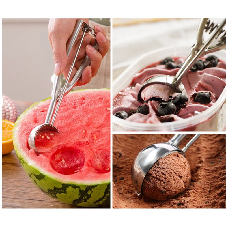 HOVELSHOP Scoop Ice Cream Sendok Dessert Cetakan Es Krim Stainless Steel