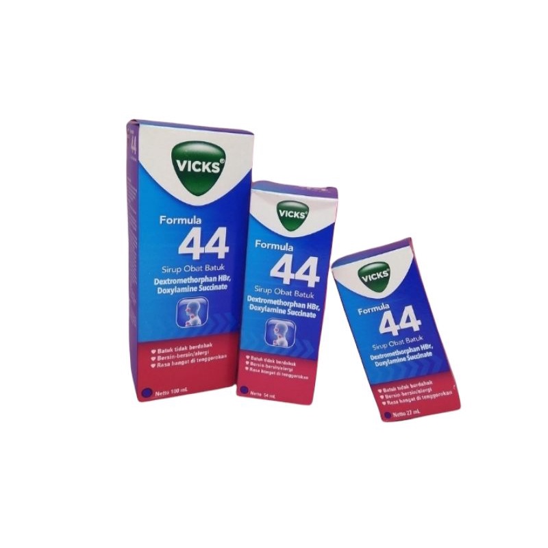 Vicks formula 44 dewasa/formula 44 obat batuk/vicks