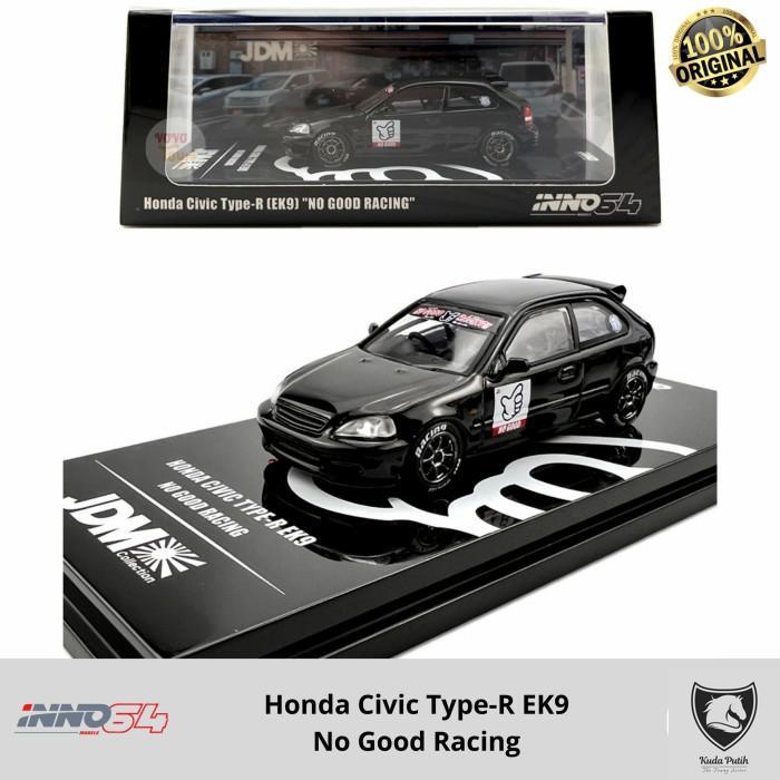 Inno 1/64 Honda Civic Type R Ek9 No Good Racing Black Inno64 By Eastern