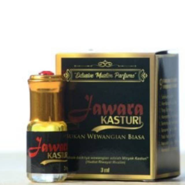 Parfum kasturi Jawara Minyak wangi kasturi jawara original non alkohol.3 ML