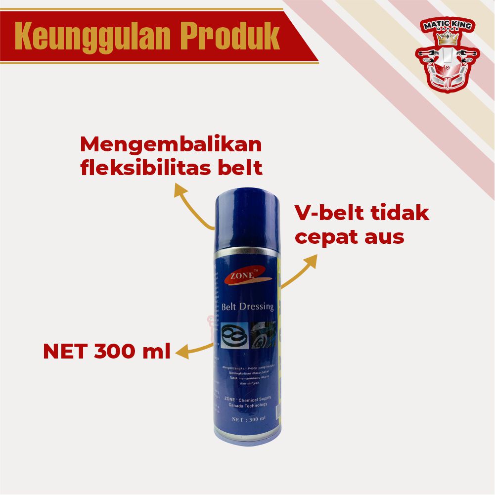 Belt dressing V-belt Dressing Mobil Motor Zone 300 ml