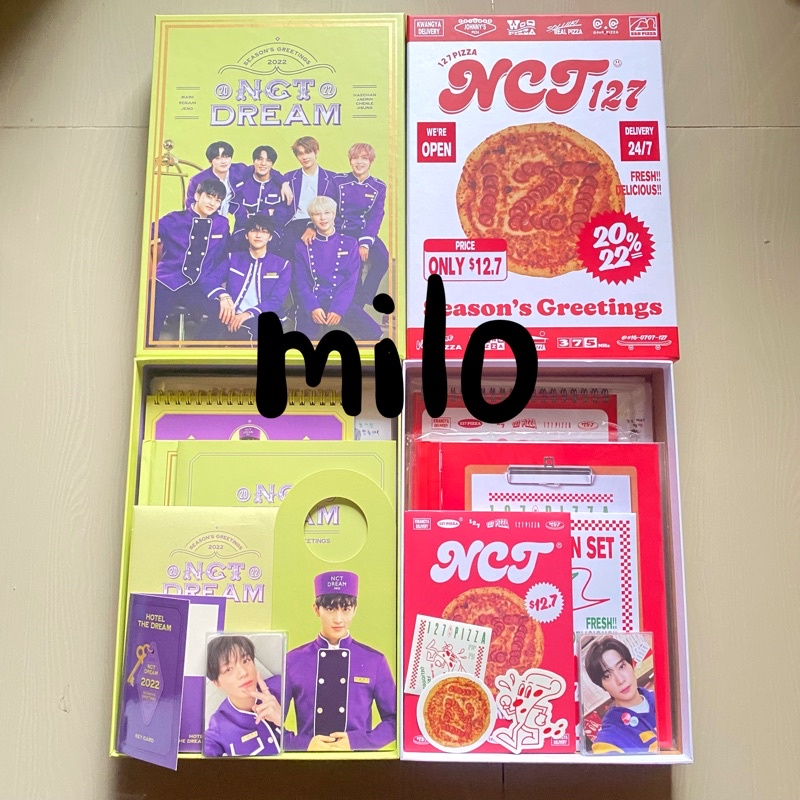 (READY BISA COD) SHARING SG21 SG22 NCT 127 DREAM SEASON GREETING 2021 2022 PC POSTCARD FOLDED POSTER