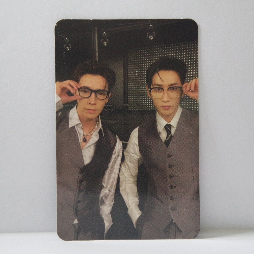 PHOTOCARD PC DONGHAE EUNHYUK UNIT SUPER JUNIOR D&E FROM BAD LIAR ALBUM SUJU