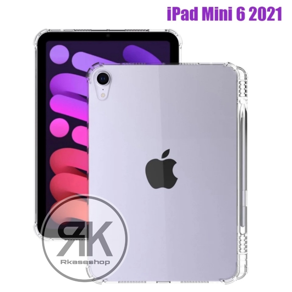 Silicone Clear IPAD MINI 6 IPAD 7 8 9 10.2 IPAD PRO 11 AIR 4 5 CASE apple pencil stylus Holder cover