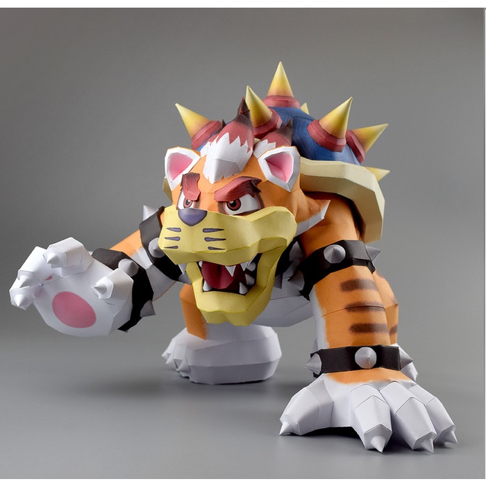 Meowser Super Mario 3D World Papercraft