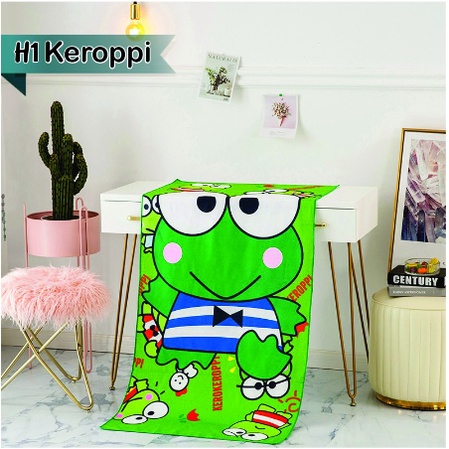 PROMO Handuk karakter anak 70 cm x 140 cm handuk mandi  Motif Berbahan microfiber-TERMURAH