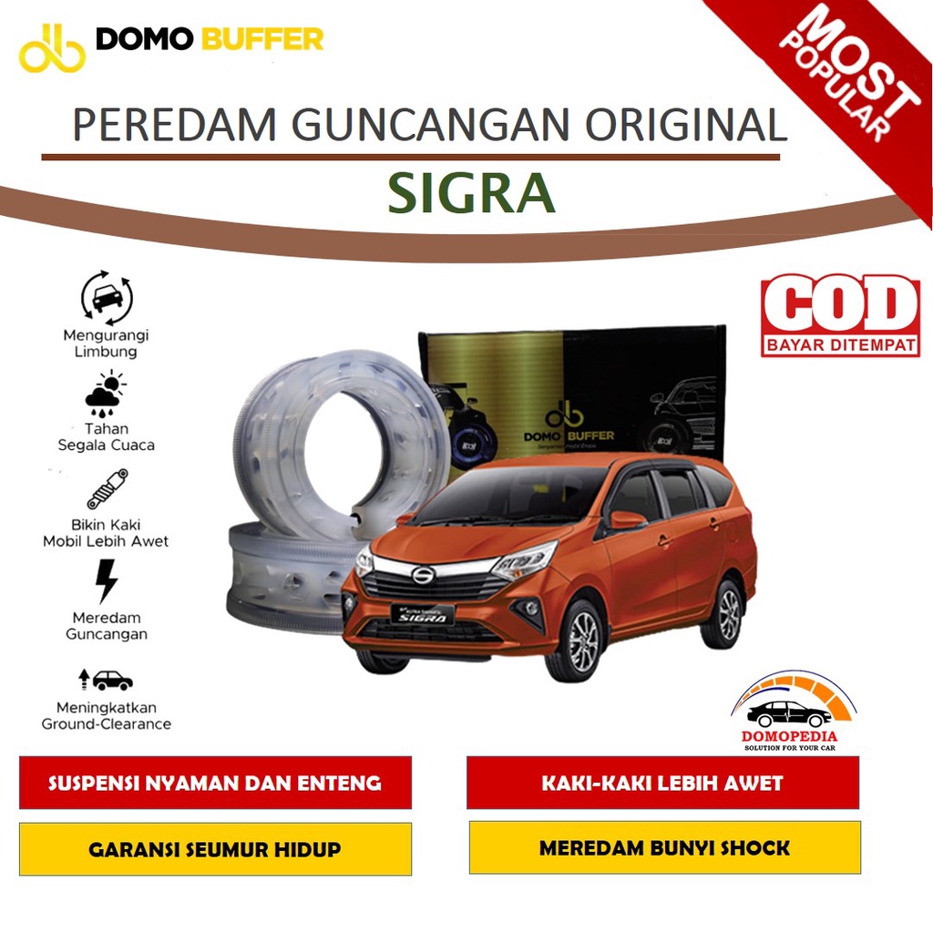 Domo Buffer Untuk Mobil Sigra Peredam Guncangan Karet Spring Buffer Anti Limbung