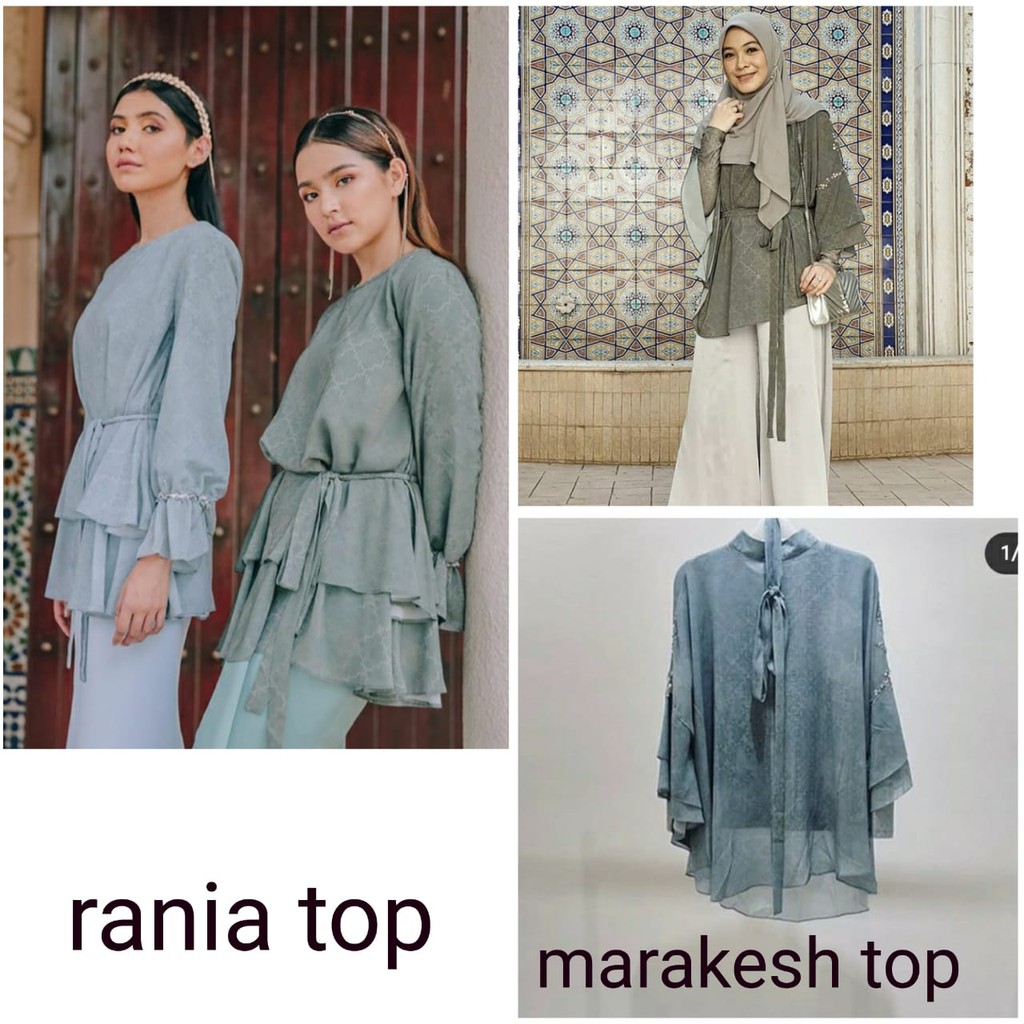 Marakesh top / Rania top /kain ori ria miranda