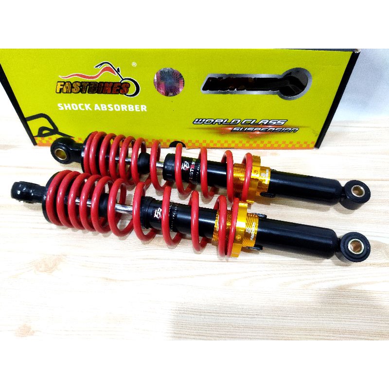 Shock Tabung YOKO G + 270/340mm shock Belakang Rx-king Vega jupiter dll-Fb01/340mm red