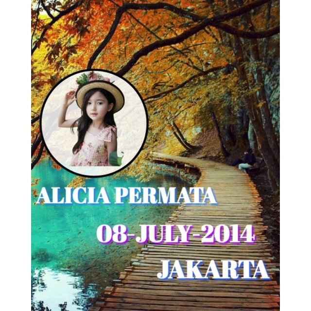 

Sticker photo sekalian nama,photo, dan tanggal lahir anda 0009
