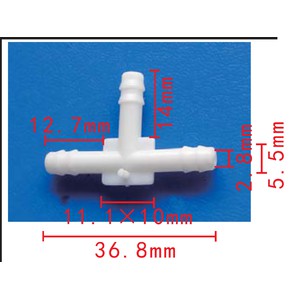 PIPA PLASTIK SAMBUNGAN SELANG AIR / OLI ( dua arah ), HOSE CONNECTOR