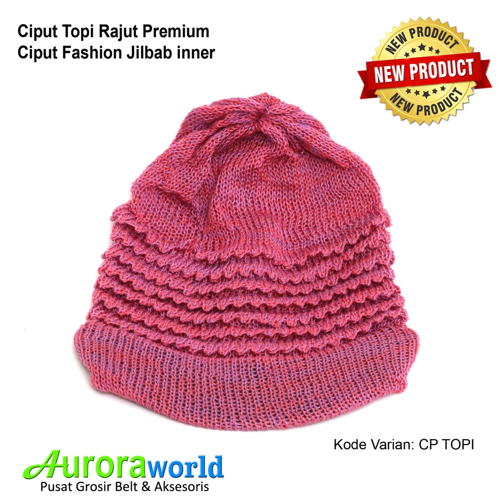 Auroraworld Ciput Topi Rajut Premium Ciput Topi Classic dalaman jilbab inner bandana bahan Tebal