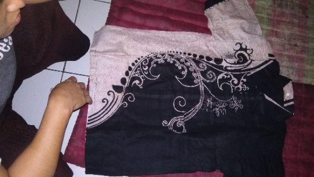 Havi Hrb026 Kemeja Pendek Pekalongan Padi M L Xl Sogan Tulis Halus Kemeja Batik