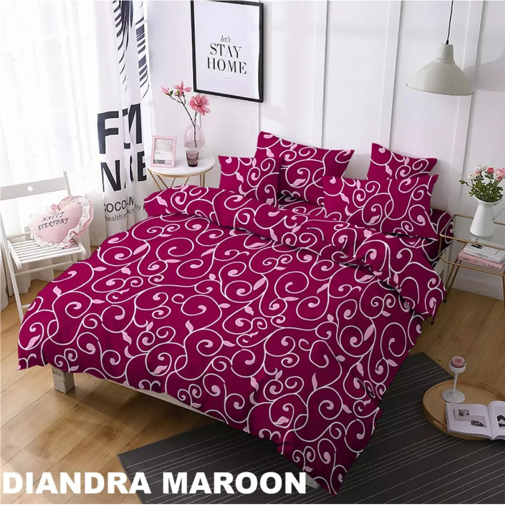 Sprei Aesthetic Motif Abstrak Marbel Maze Hitam Bonus 2sarung Bantal Dan 1Sarung Guling