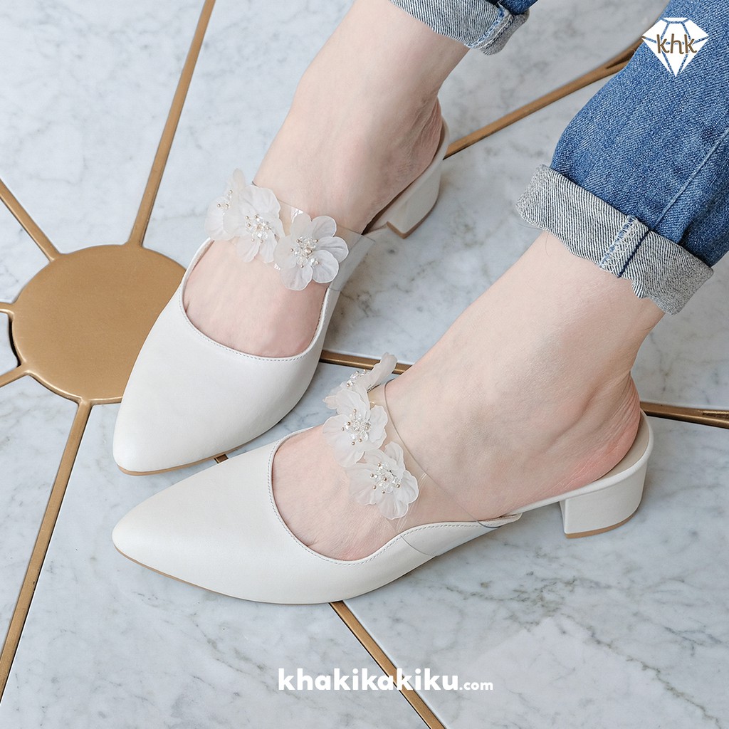 KHK by Khakikakiku Yui Heels White