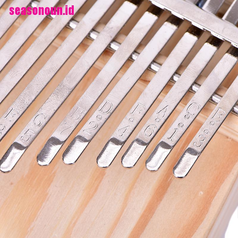 Piano Jari Kalimba 17 Kunci Bahan Kayu Pinus Solid Gaya Afrika