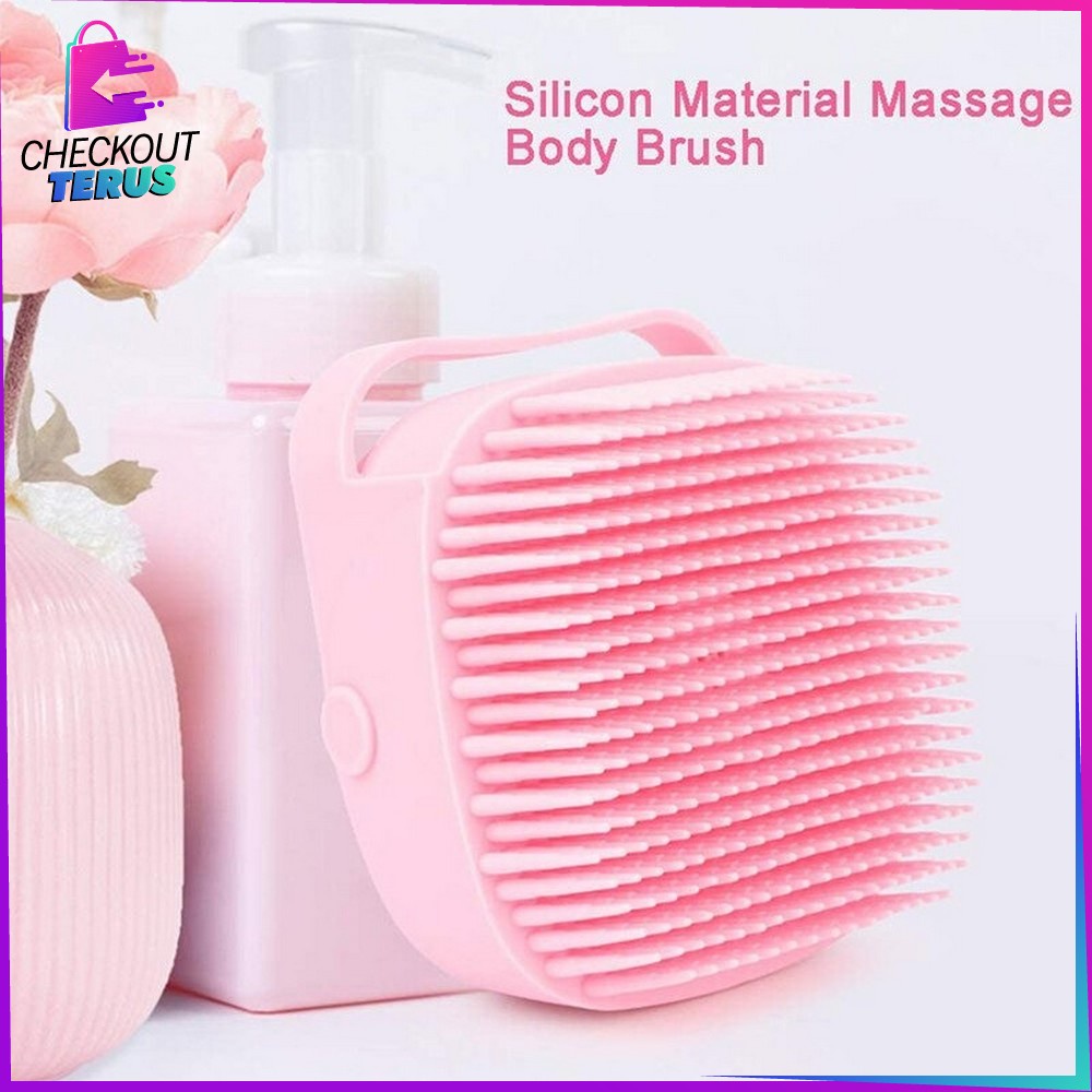 CT C284 Sikat Mandi Silikon Sikat Mandi Badan Perlengkapan Mandi Brush Spons Mandi Shower Dispenser Sabun Mandi Portable