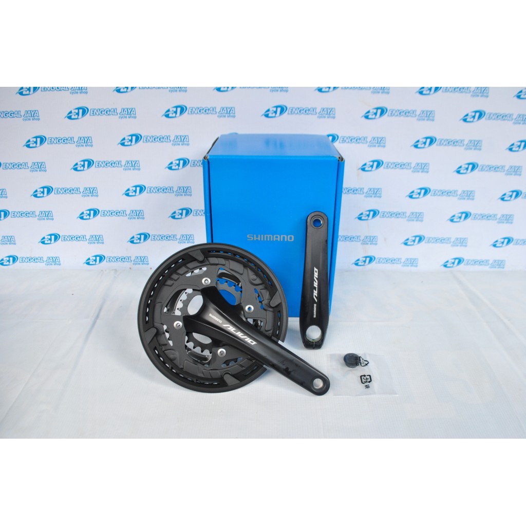 Crank Set Shimano Alivio FC T4060 48 T Original - Crankset Alivio HT2 3Sp 48T - 36T - 26T On Box