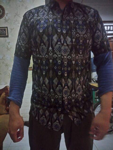 Predz_id 6482 Kemeja Batik Slimfit Pria Lengan Pendek