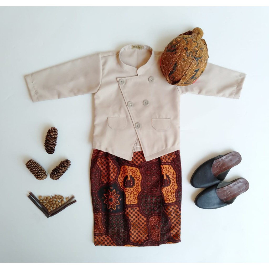 BESKAP BAJU ADAT ANAK JAWA /BAJU TEDAK SINTEN/BAJU TUJUH BULANAN/BAJU DALANG CILIK/KOSTUM KARNAVAL /