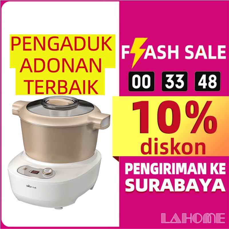 【SURABAYA】LAHOME Bear Dough Mixer Adonan Donat Mixer Roti Mixer Donat Mixer Roti Ukuran 2 kg hand Mi