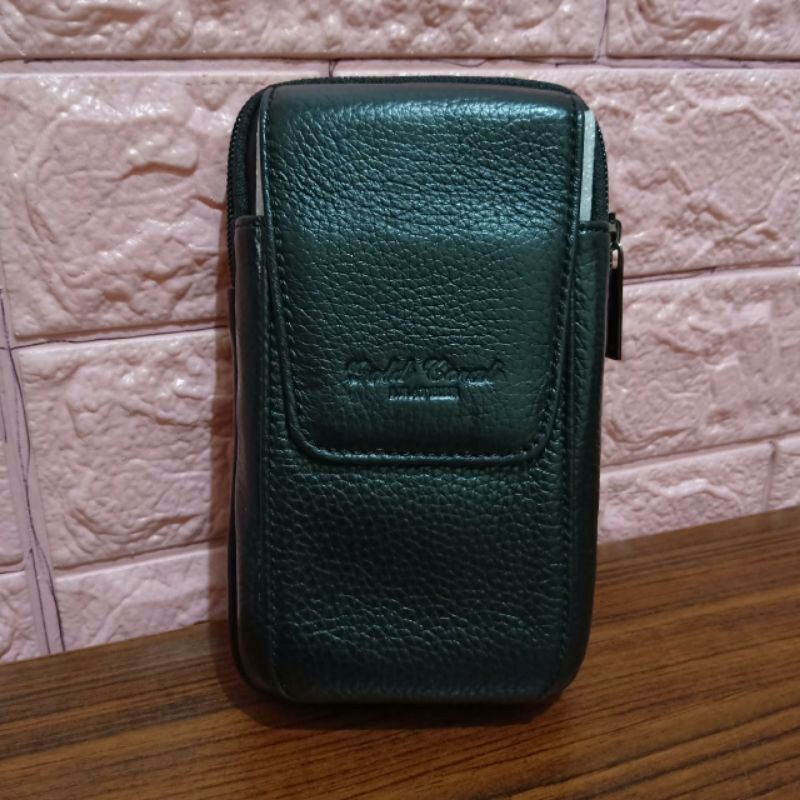 hpo kulit pria 2508 cheer soul dompet hp dompet import dompet buat di ikat pinggang