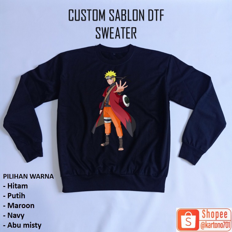 CUSTOM SWEATER / CREWNECK / SABLON DTF A4