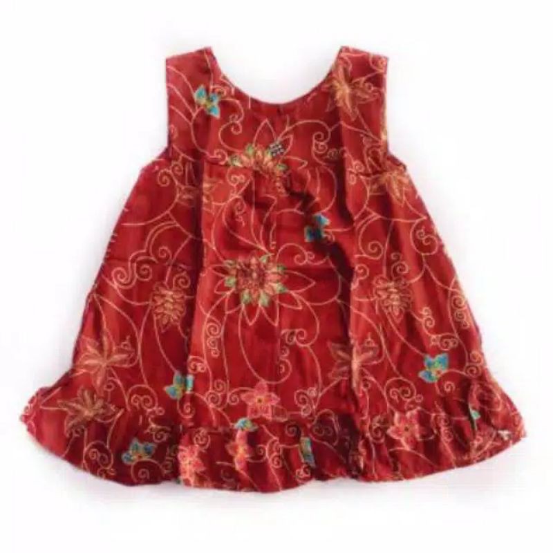 Daster batik anak perempuan 3 - 18 bulan, dress batik anak, baju anak perempuan