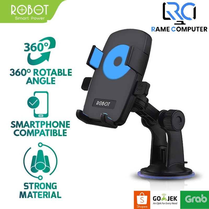 ROBOT RT-CH01 Rotation 360 Degree Holder HP Mobil Android/iPhone Original RTCH01