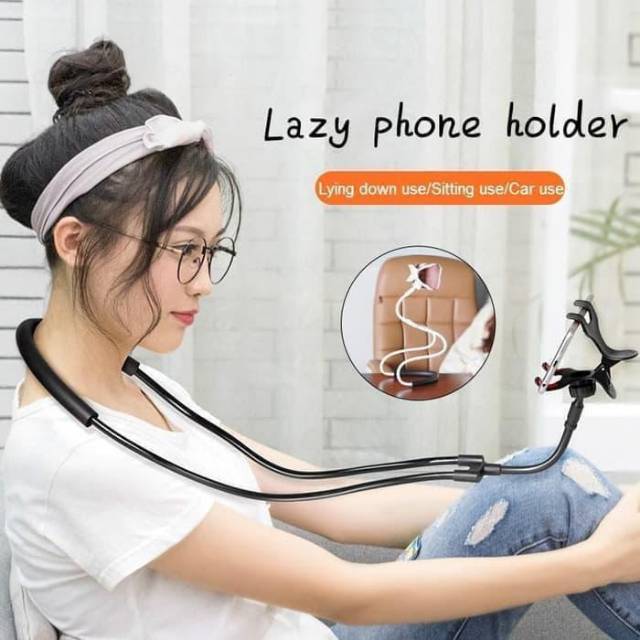 Lazy Bracket neck phone holder Jepit