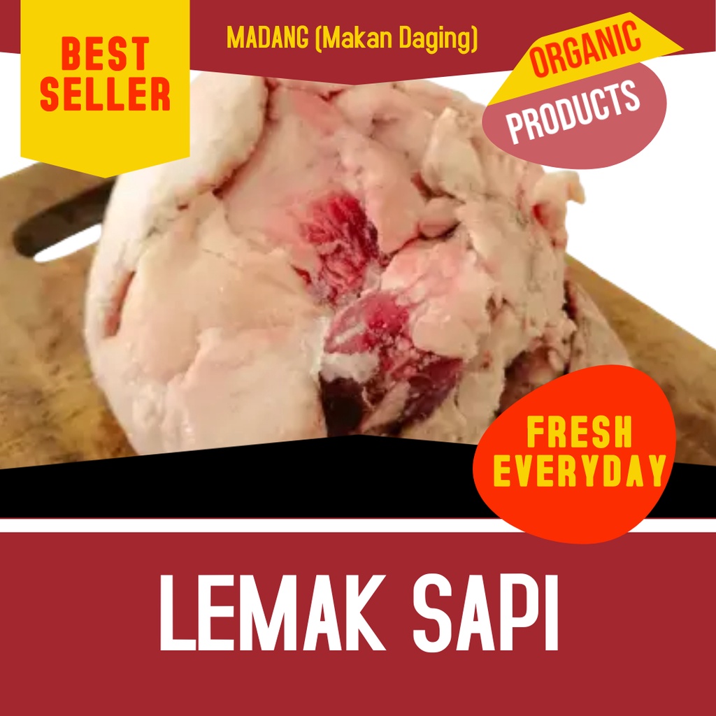 

Lemak sapi-gajih sapi-jando sapi murah 1kg