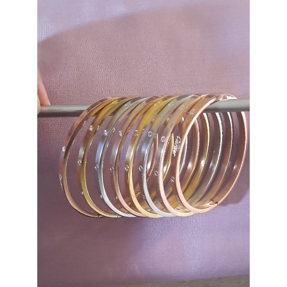 Gelang Titanium Model CH, CR/Cantik Dan TERLARIS yg kaya warna kekinian