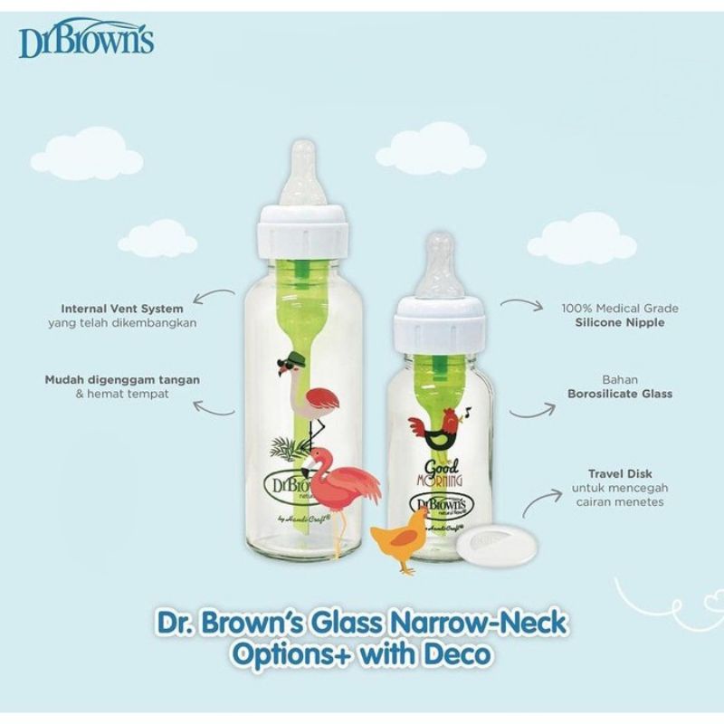 Dr browns natural flow options anti-colic bottle 250ml 120ml