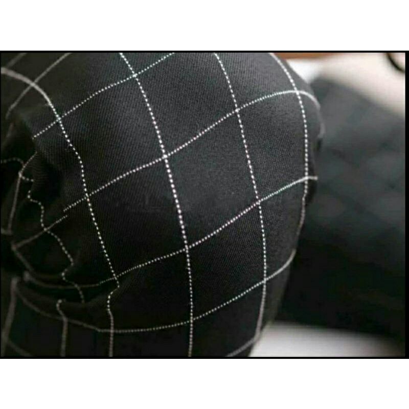 Celana panjang tartan pria celana kotak kotak tartan pants