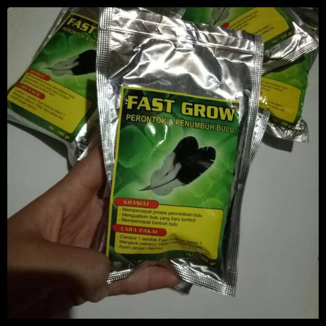 OBAT AYAM FASTGROW / PERONTOK BULU AYAM / PENUMBUH BULU AYAM