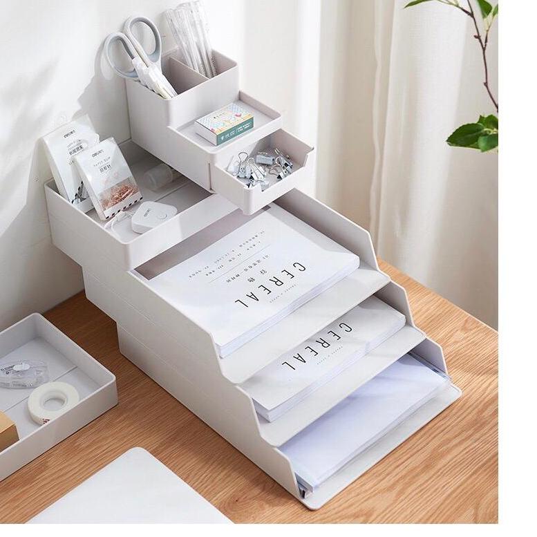 

[PRODUK Q8C] Desktop Organiser Dokumen Kantor Tray EDB