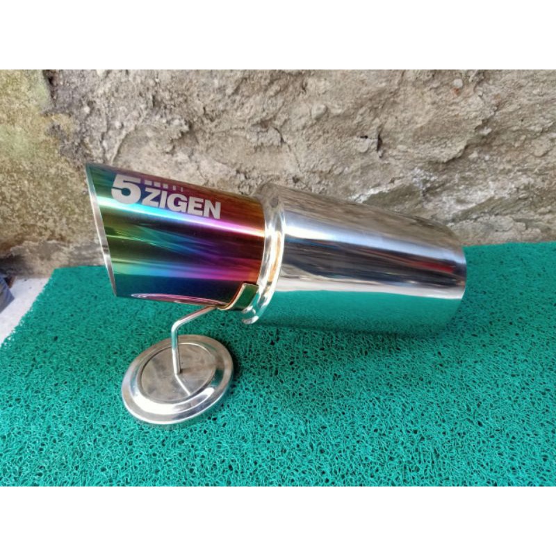 knalpot racing mobil 5zigen rainbow