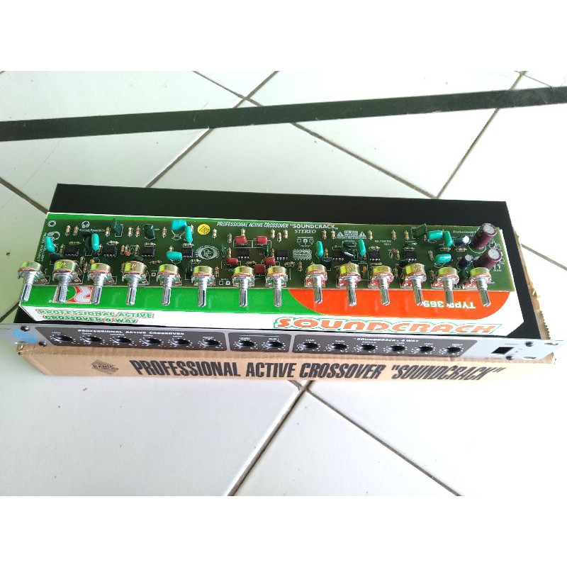 aktif crossover soundcrack 4 way 4way kit dan box paket