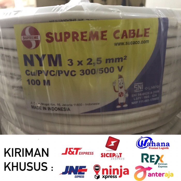 KABEL SUPREME NYM 3 X 2.5mm 100M / SUPREME CABLE 3 x 2.5 100 M