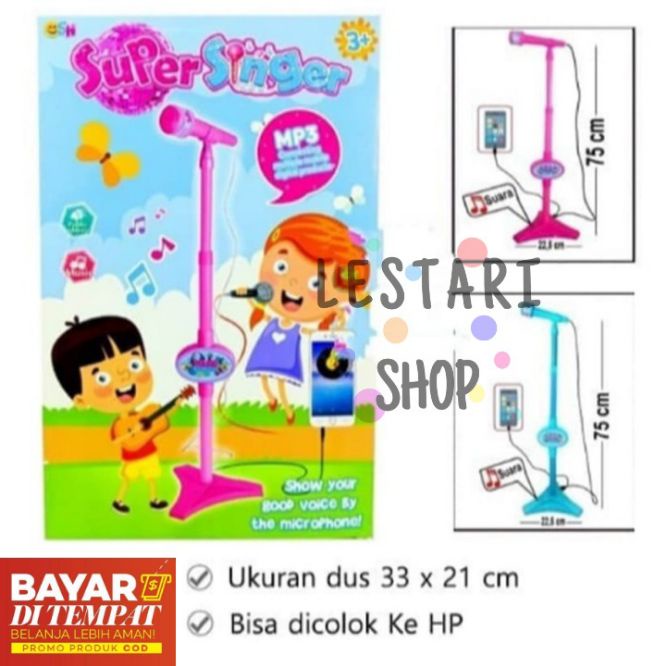 1set MAINAN MICK ANAK KARAOKE SUPER SINGER