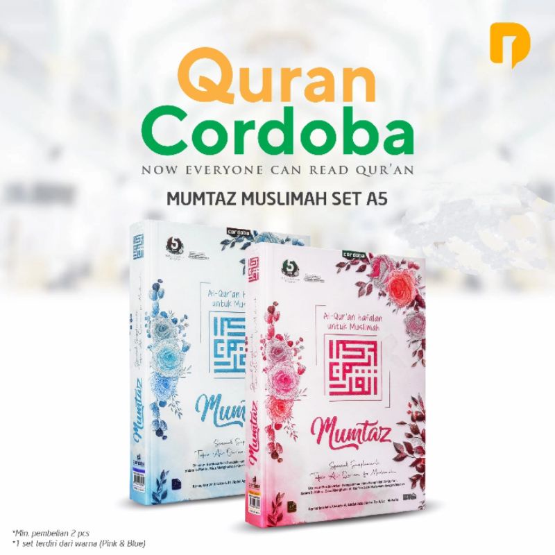 

Al-qur'an dengan terjemah 100% ORIGINAL CORDOBA A5
