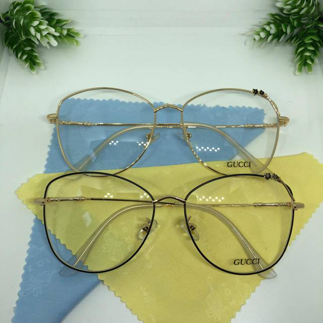 PAKET KACAMATA - Frame Gucci + lensa minus