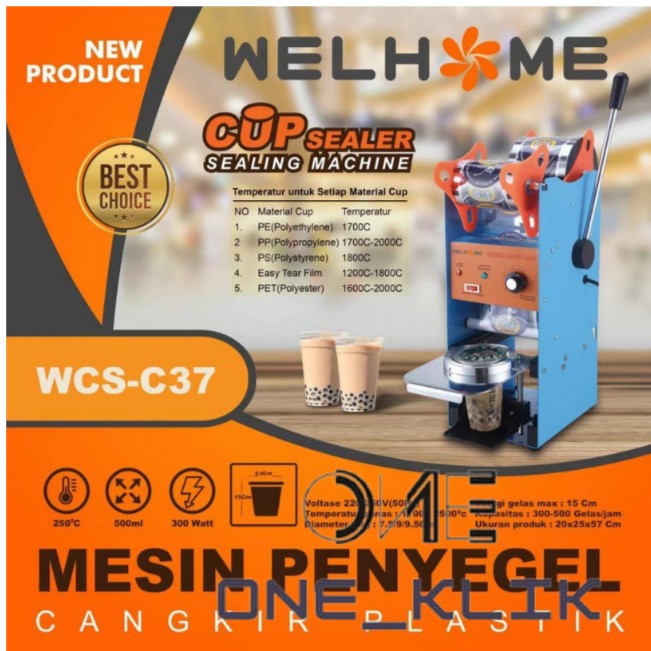 MESIN CUP SEALER WELHOME WCS-C37