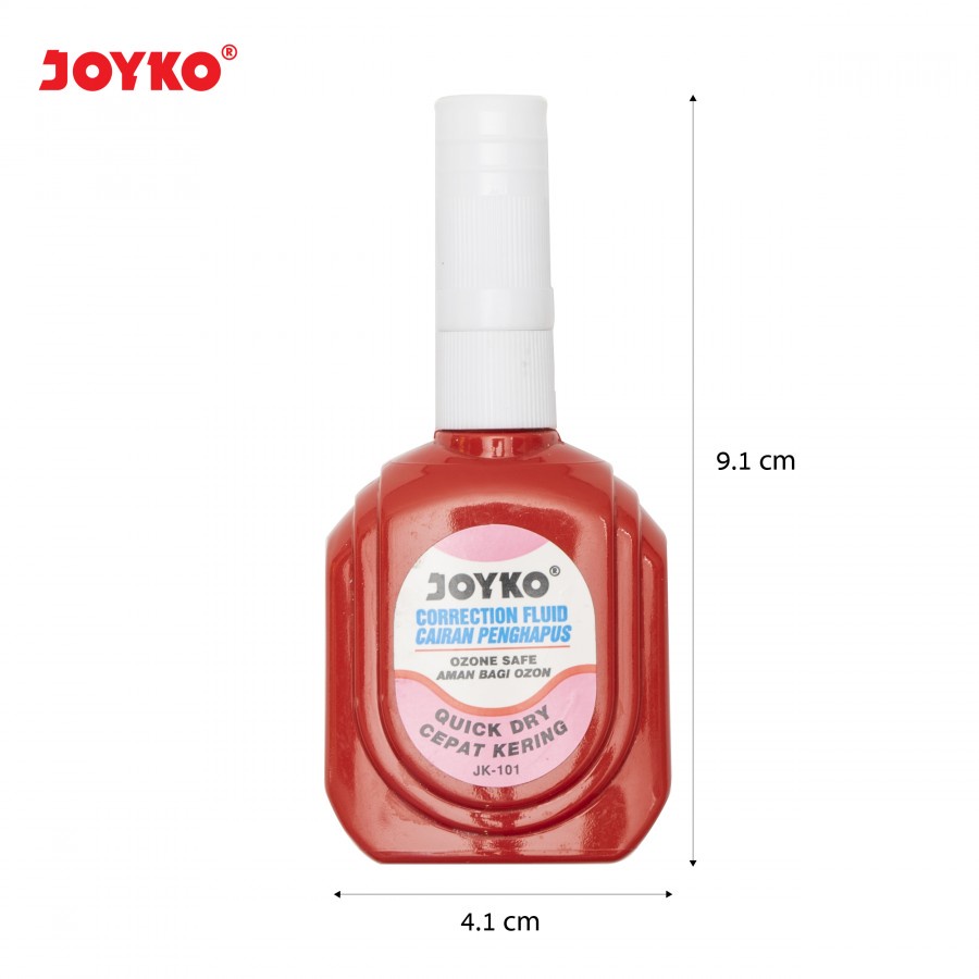 

Tip Ex cair Correction Fluid Joyko JK-101 Stipo Tip-x Grosir - SHABG