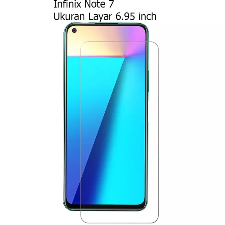 CLEAR TEMPERED GLASS INFINIX NOTE 7 / INFINIX NOTE 7 LITE