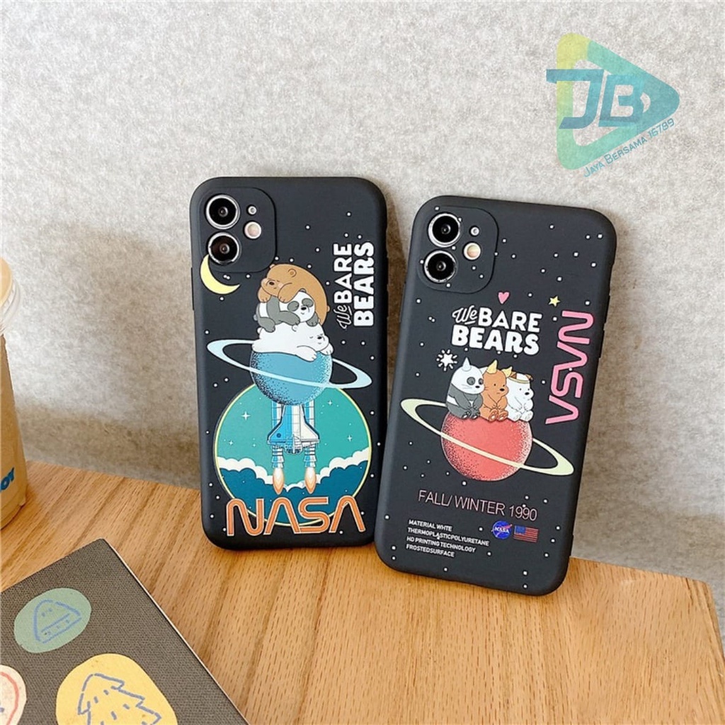 SOFTCASE MACARON PELINDUNG KAMERA CUSTOM BEAR NASA OPPO VIVO SAMSUNG REALME XIAOMI IPHONE INFINIX FOR ALL TYPE JB5855