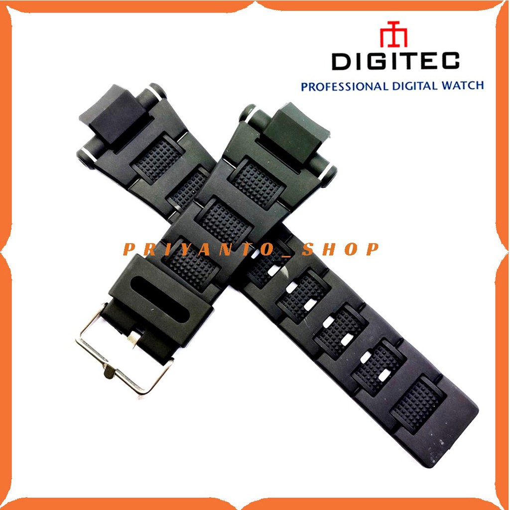 Strap Tali jam Tangan Rubber Digitec 2094 Digitec DG-2094T hitam