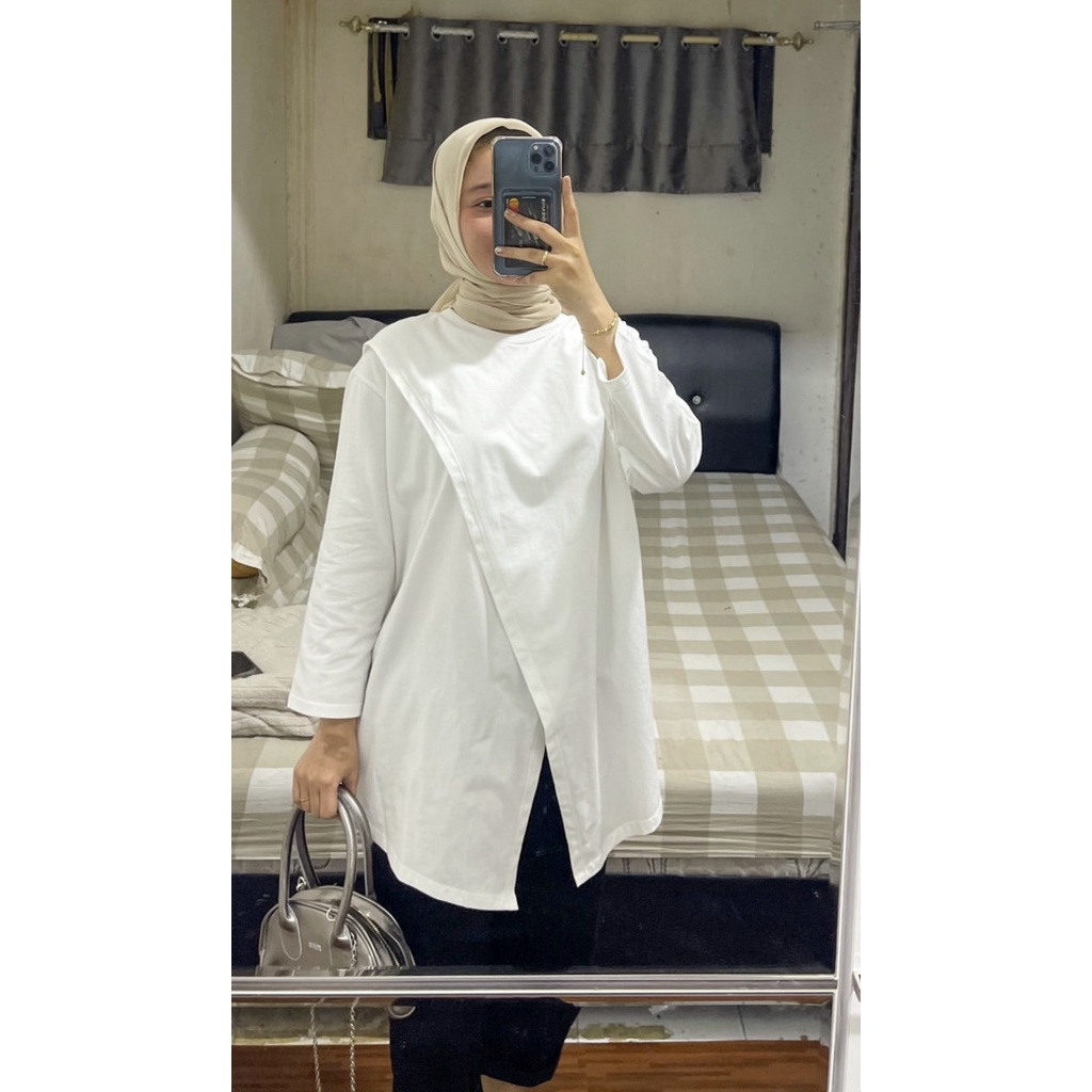 Kaos Slipy Long Sleeve Adem Cotton Combad 24s Kaos Oversized by DAZPROJET